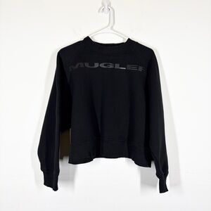 Mugler x SSENSE Cropped Sweatshirt Size 42 or US 10